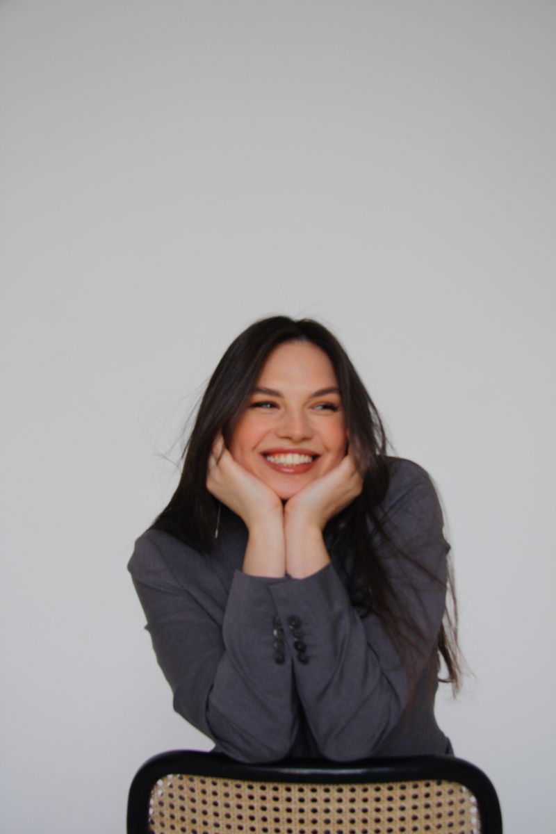 Sarah Mitchell in her pottery studio